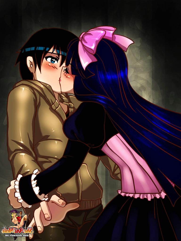 12P Une transsexuelle adolescente de dessin animé avec d'énormes juggs profite de rapports sexuels vigoureux avec un mec pervers