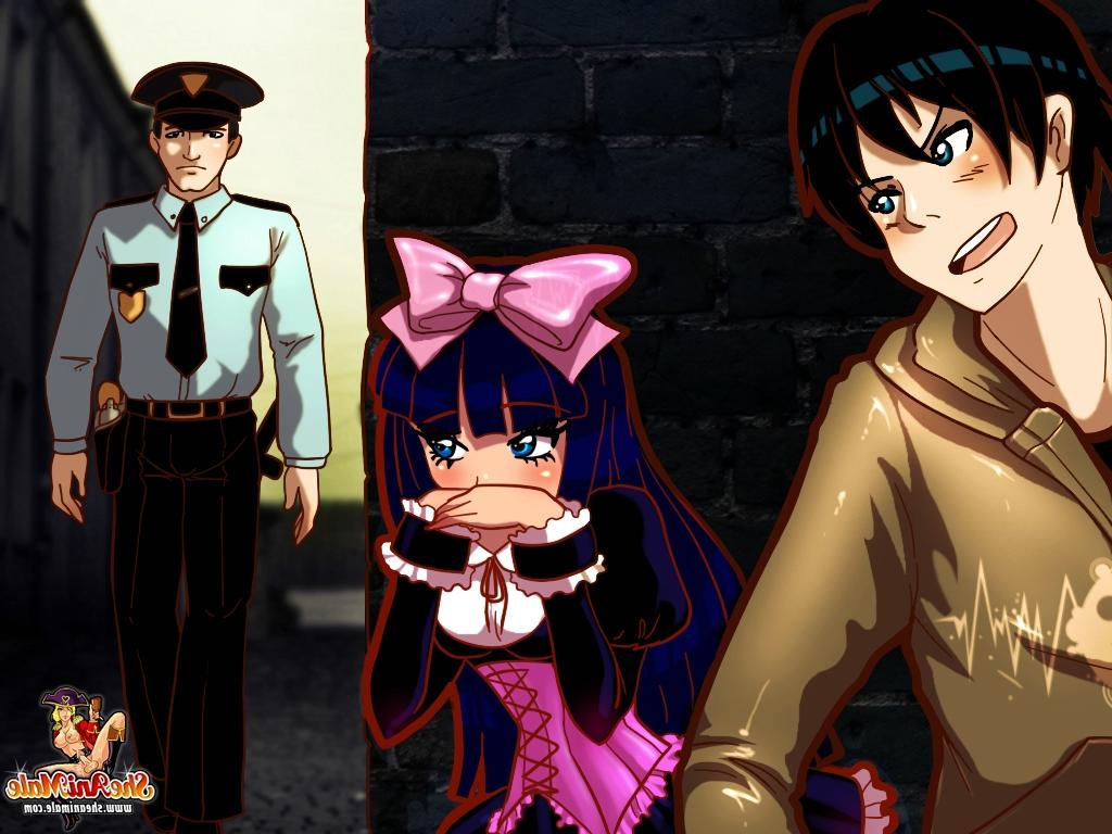 12P Une transsexuelle adolescente de dessin animé avec d'énormes juggs profite de rapports sexuels vigoureux avec un mec pervers