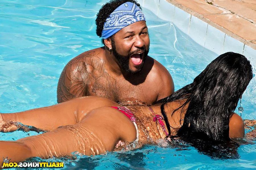 16P Busty latina Aline Queiros takes a black cock in her tight pussy