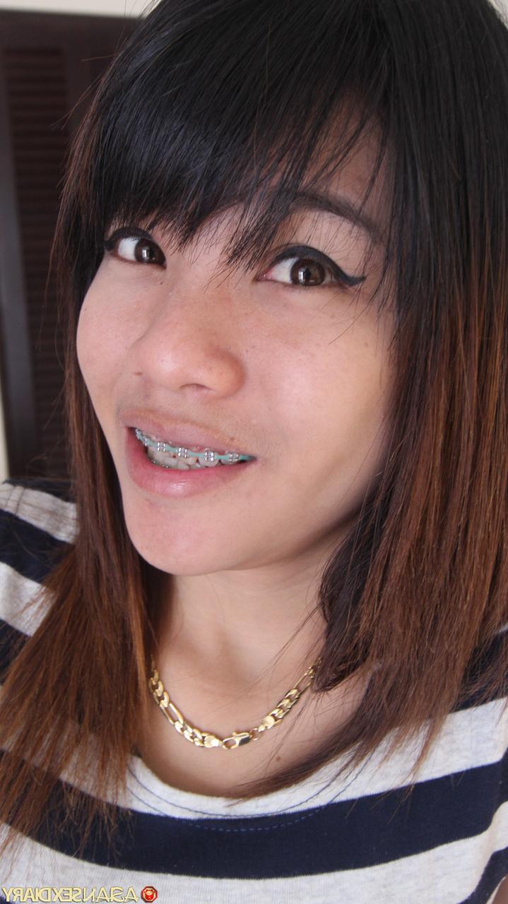 20P Cute Asian newbie with braces Lexi gets her mouth & cunt fucked at the casting