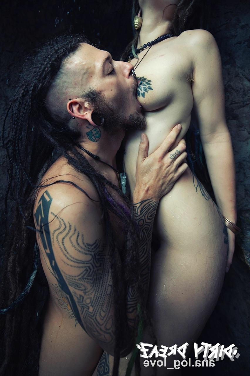 16P Alternative couple Franzz Von Kreidl & Kalipeez sport dreadlocks during sex