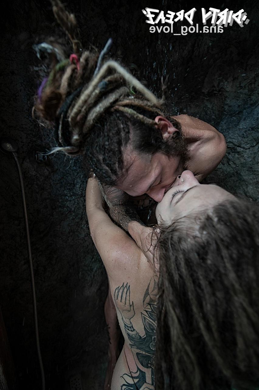 16P Alternative couple Franzz Von Kreidl & Kalipeez sport dreadlocks during sex