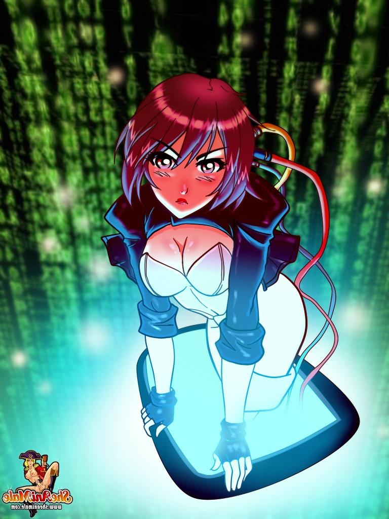 12P Pendurado anime travesti e um garanhão anal se fodem até gozar