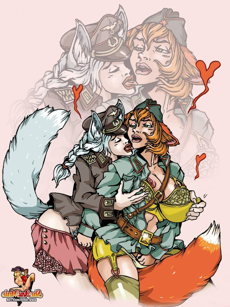 12P Enormes monstros travestis de anime boobed batem nos buracos uns dos outros até o orgasmo