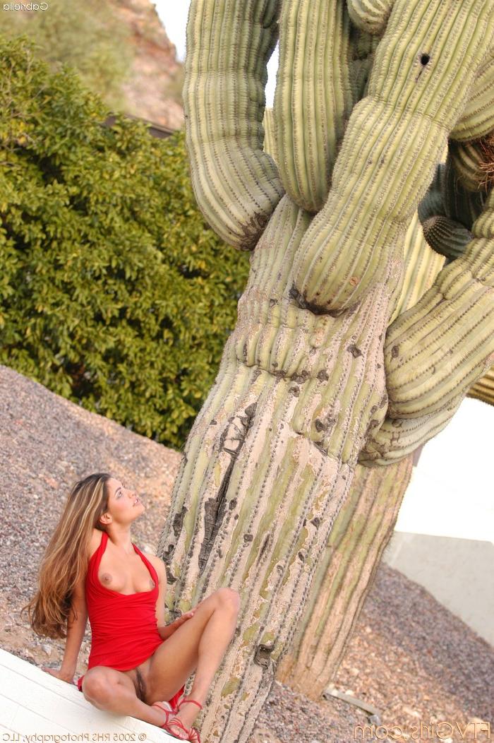 20P A gata amadora sexy Gabriella levanta seu vestido vermelho e exibe seu regalo aparado