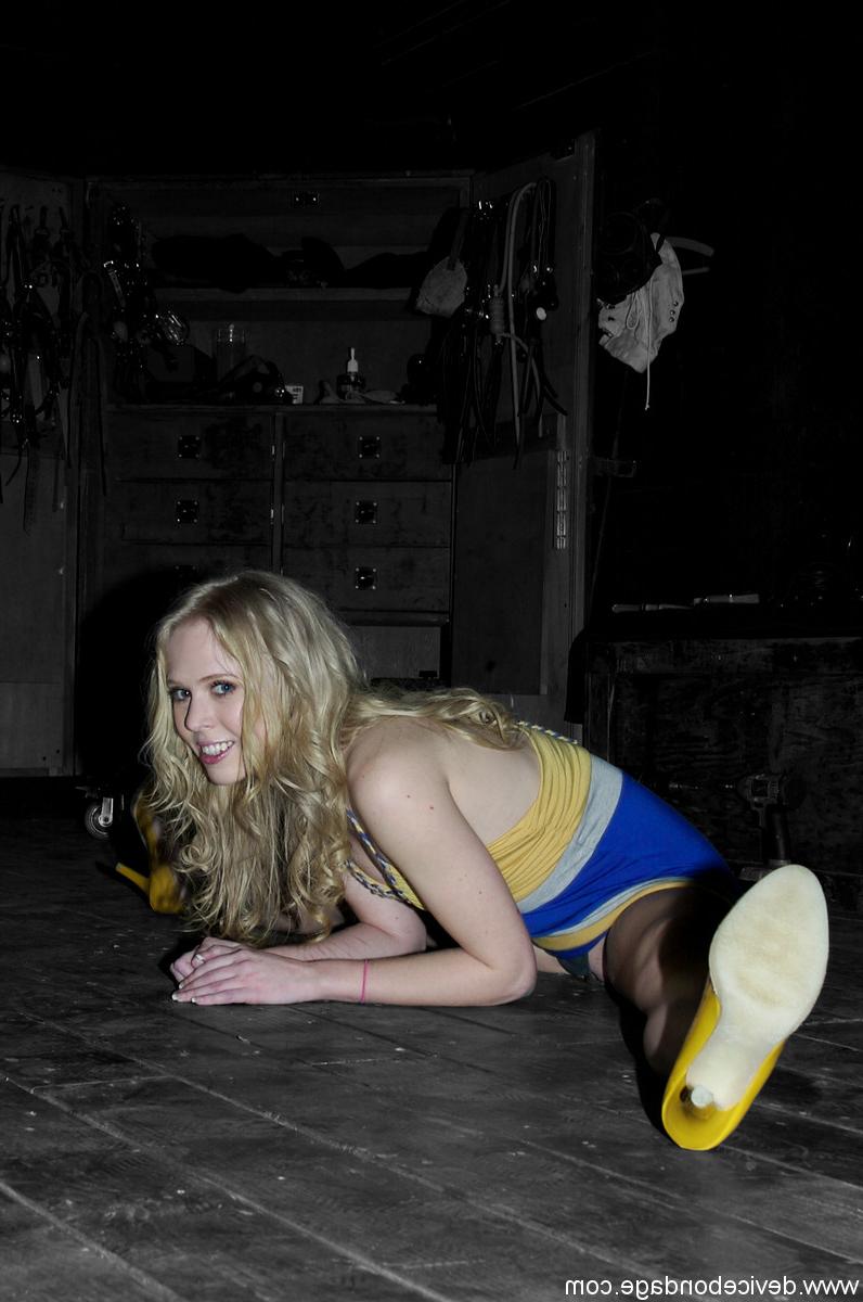 19P Pretty babe Sarah Jane Ceylon posing in her tight dress and high heels
