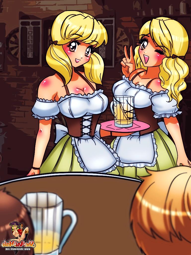 12P Chefs transexuelles d'anime ayant des relations sexuelles anales avec des clients au restaurant