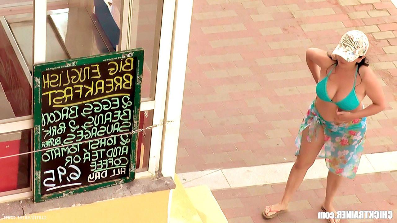 20P MILF chaude aux gros seins Britney avale une bite en train de se branler pour un cocktail de sperme