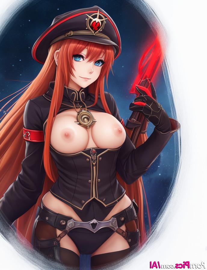 9P Espetacular Hentai gata Tanine mostra seus peitos grandes e suculentos ao ar livre