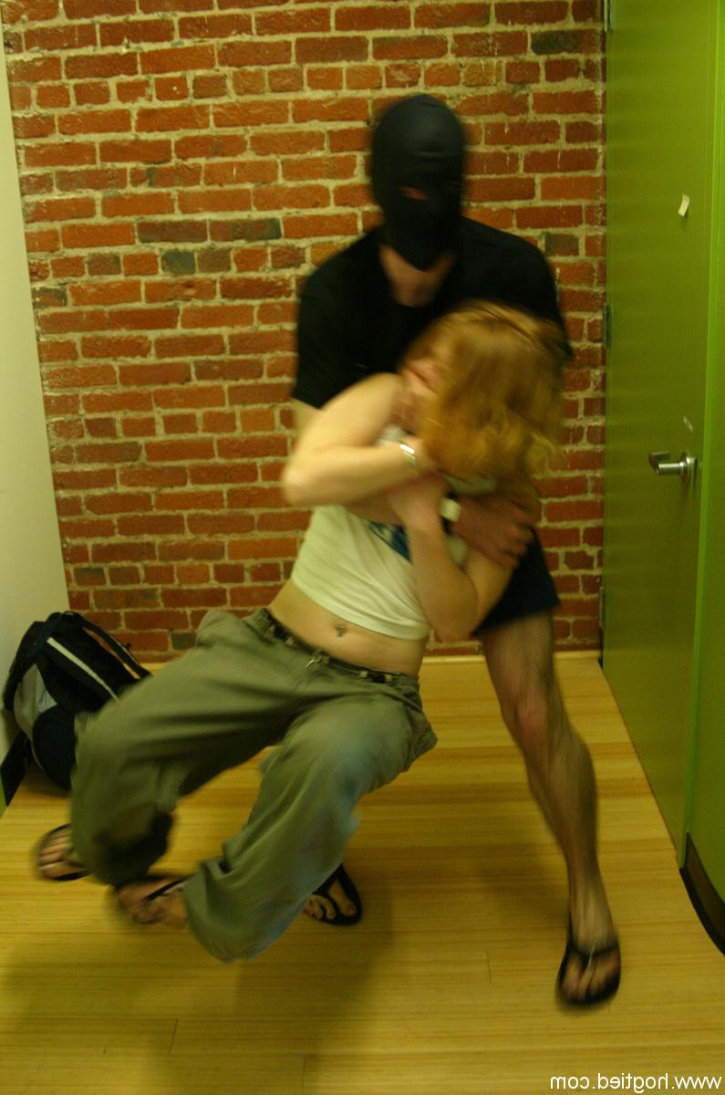 16P Madison Young was kidnapped by masked stranger and hogtied in the basement
