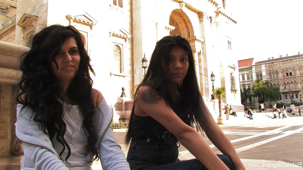20P Public Disgrace Gabor, Hot Brunette