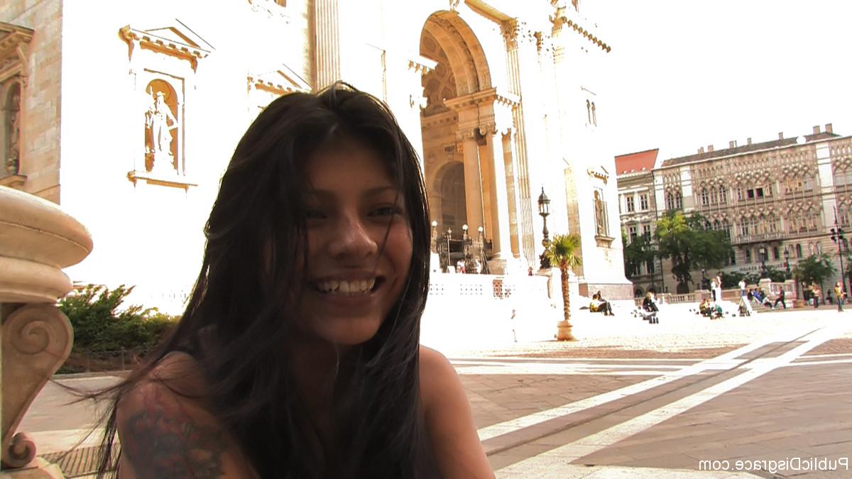 20P Public Disgrace Gabor, Hot Brunette