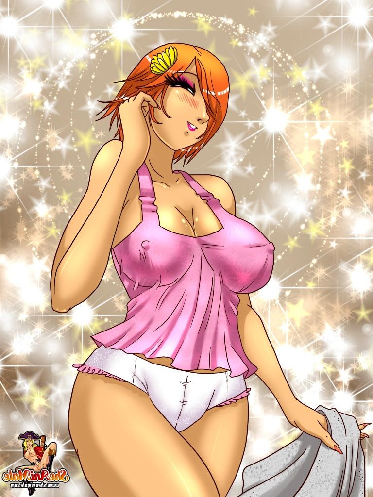 12P Cartoon transsexual with huge tits gets her dick sucked by her boyfriend