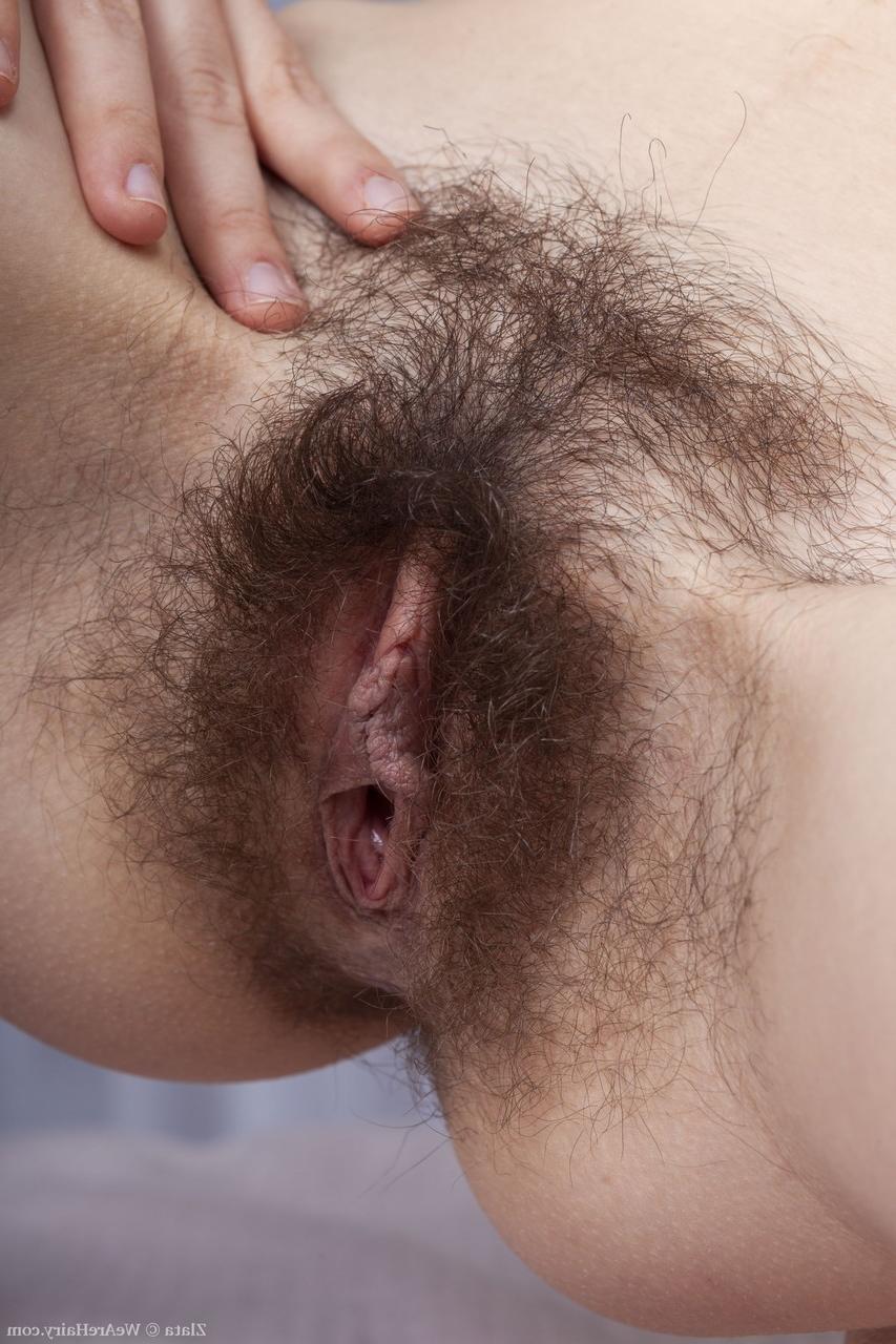 20P Alluring MILF peels off her red lingerie & spreads her hairy pussy up close