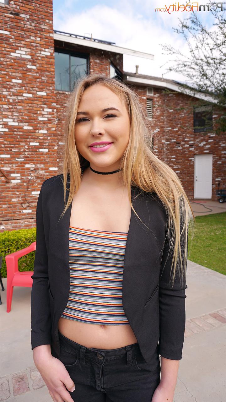 16P Teen with shaved cunt Alyssa Cole strips & takes daddy's dick in her anal hole