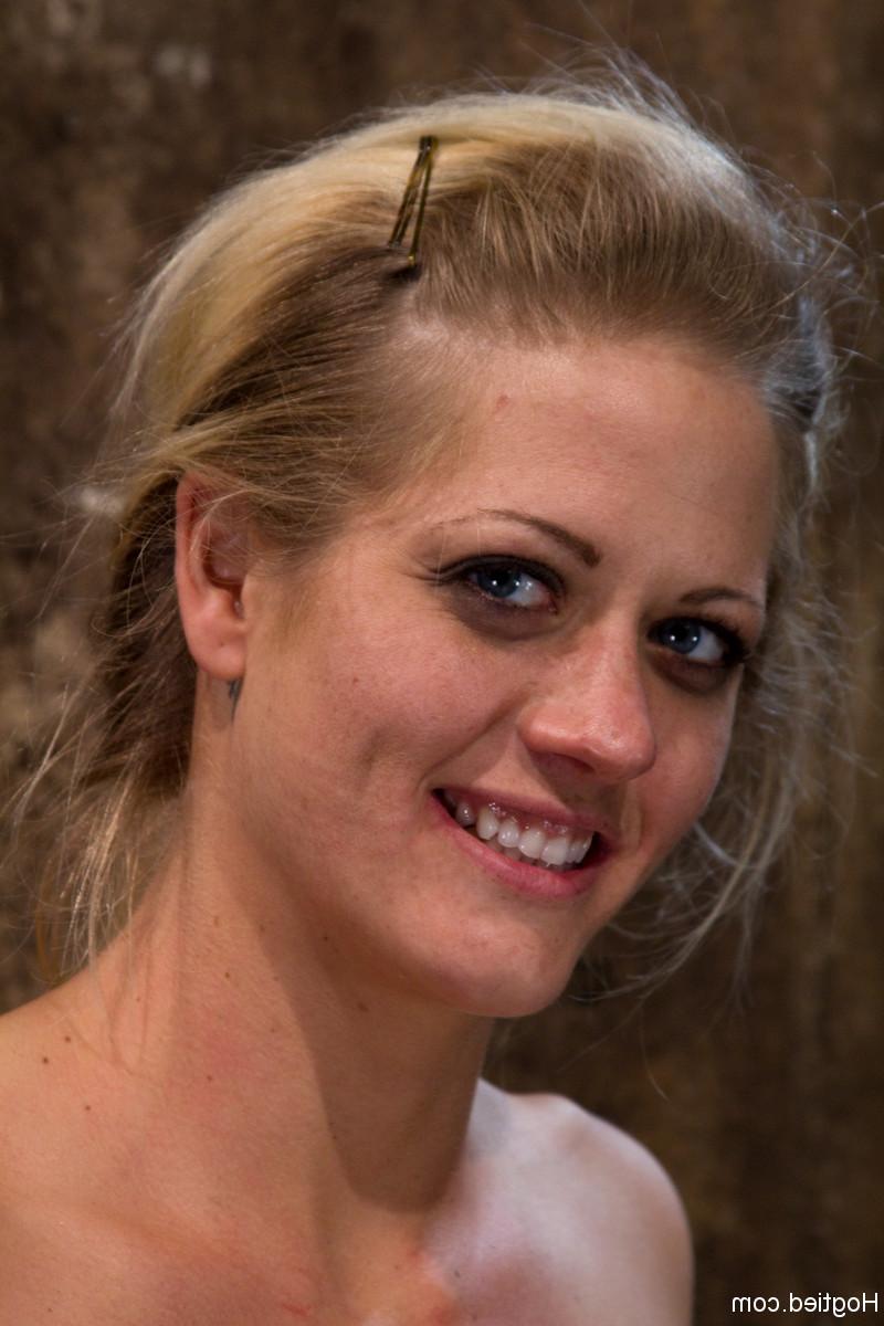 20P Submissive blonde Holly Heart gets tied up and has an anal hook inserted