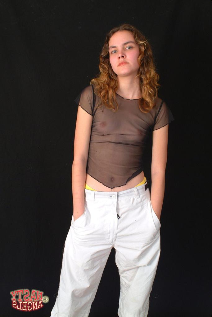 20P Petite teen with tiny tits Uma flaunts her sweet body in a solo