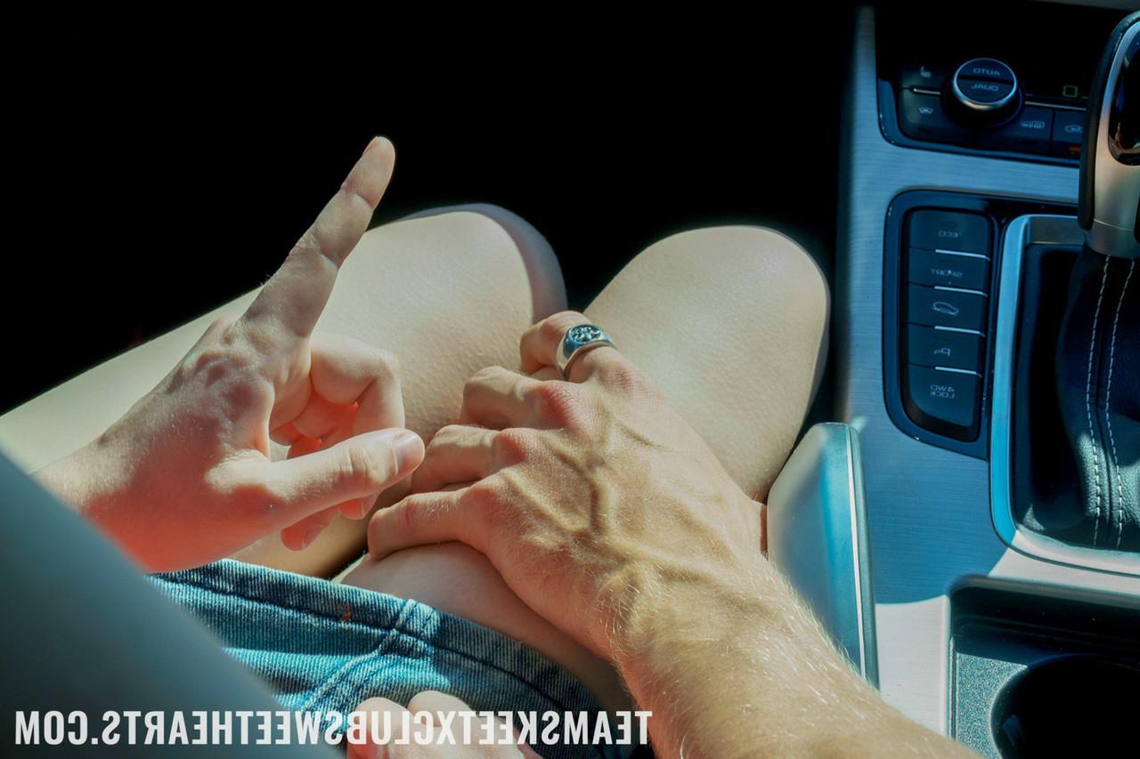 20P Sexy redhead Lagoon Blaze takes a cumshot on her tiny tits after hardcore sex