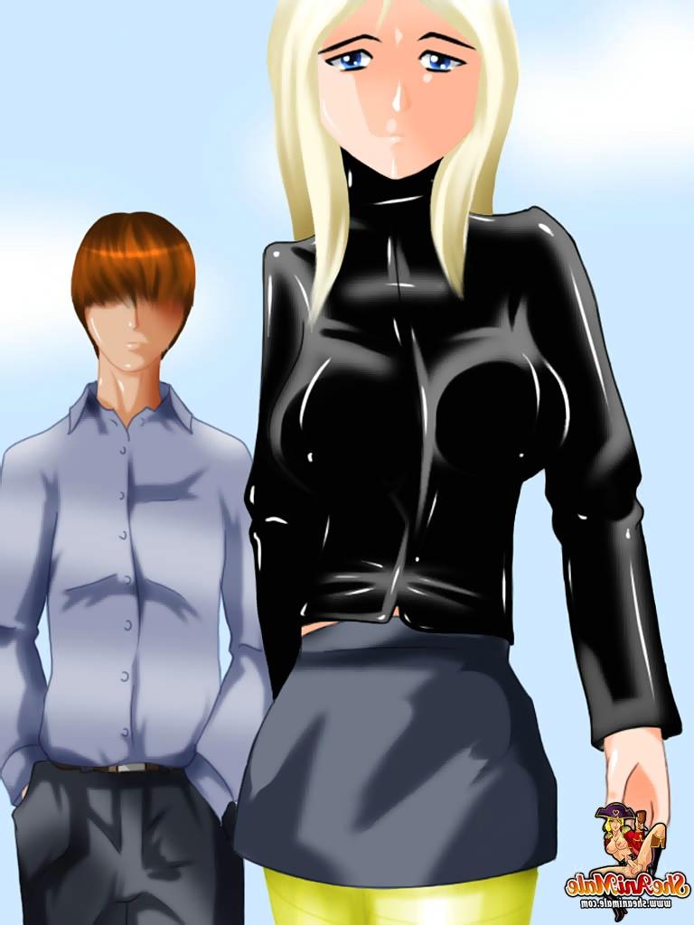 11P Transexual rubia de dibujos animados mete la polla en el culo de su novio