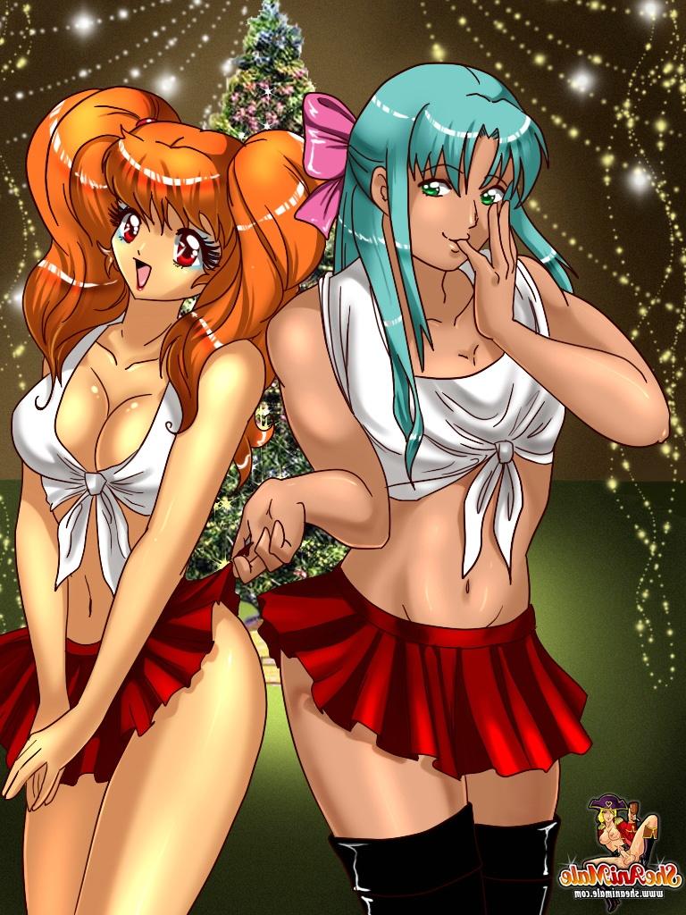 12P Busty anime shemales with big cocks fucking each other bareback