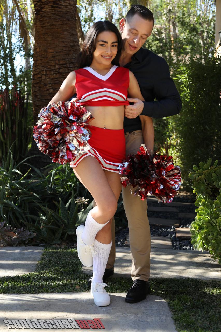 20P Kinky cheerleader Vanessa Moon exposes her ass and gets rammed deeply
