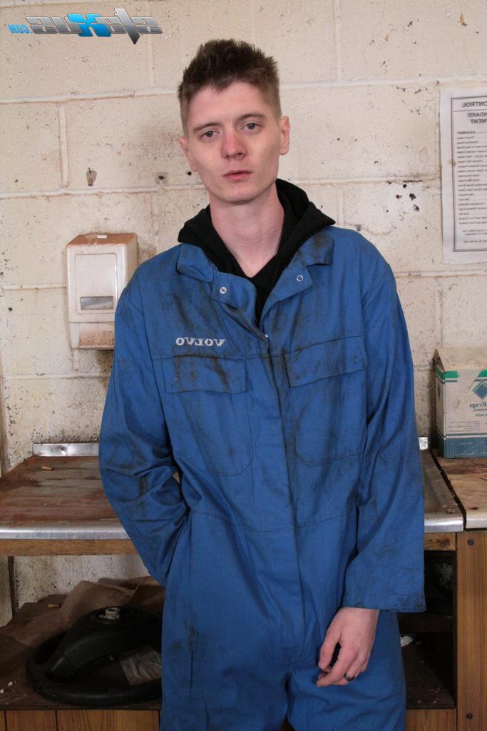 18P Three skinny twinks roll down their uniforms and fuck in a 3some