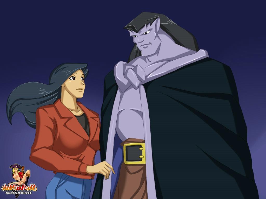 12P Anime female character turns into a shemale & fucks a purple beast in the ass