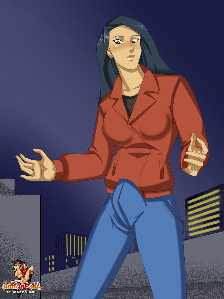 12P Anime female character turns into a shemale & fucks a purple beast in the ass