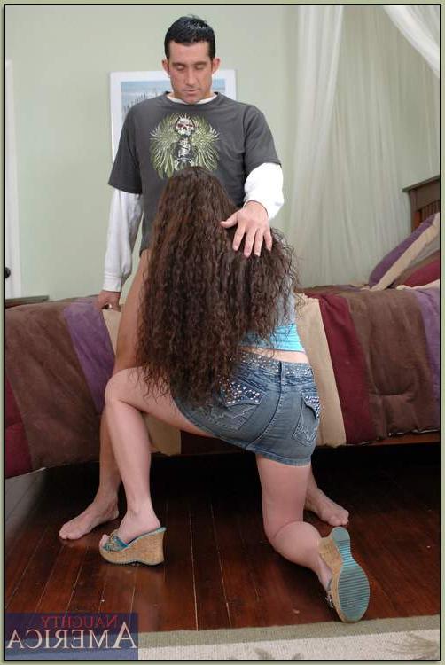 20P Long-haired doll Onna Starr gets cum blasted after being fucked by neighbor