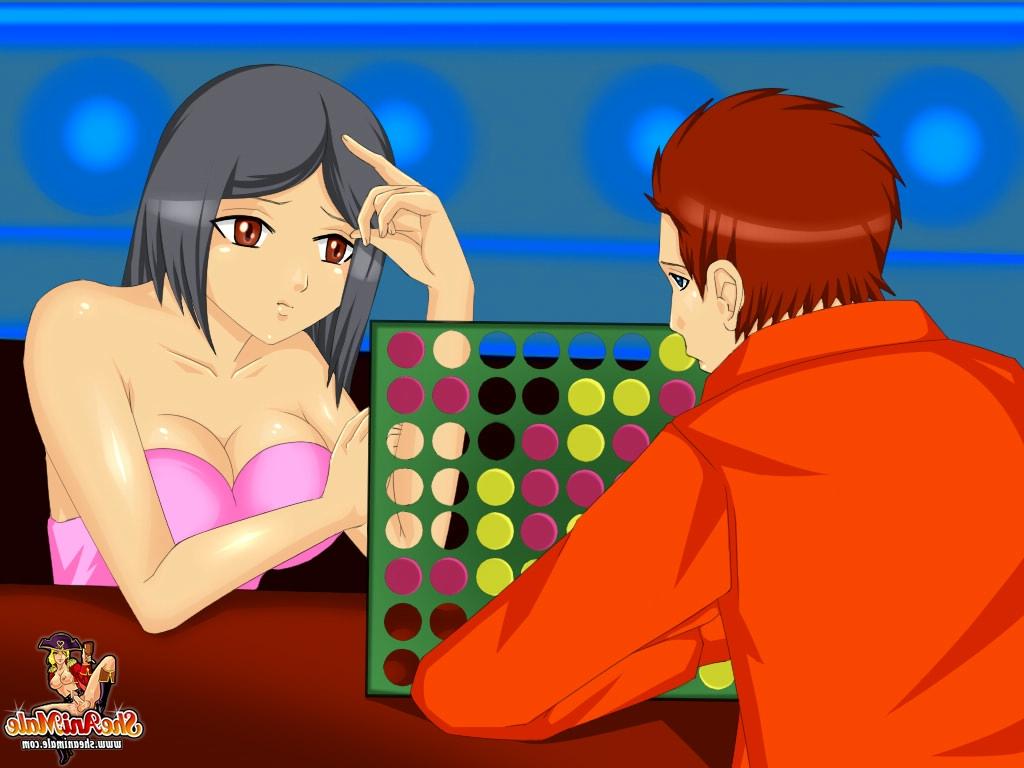 12P アニメの白髪のニューハーフが親友に嫌いな人の穴を詰められる
