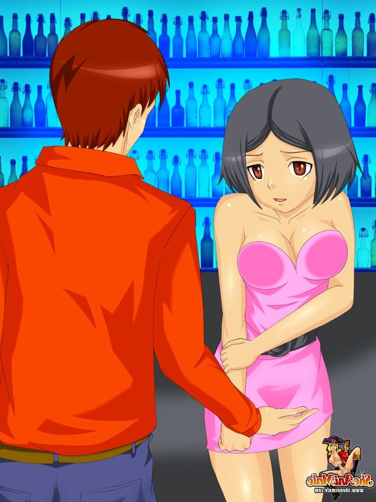 12P アニメの白髪のニューハーフが親友に嫌いな人の穴を詰められる