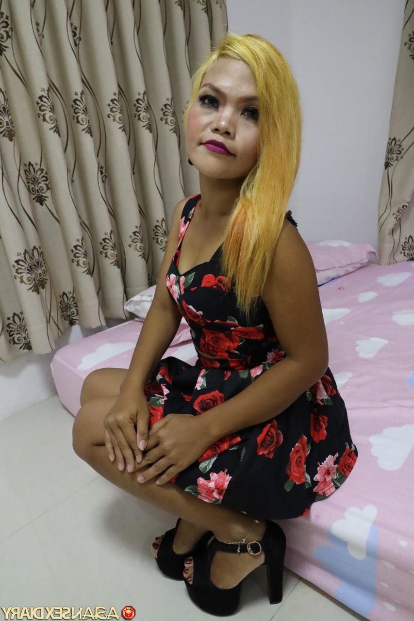 20P Asian slut Barbie B strips at the casting and welcomes a dick into her pussy