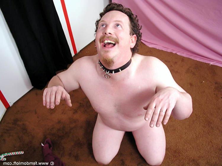 15P Lena Ramon has her naked slave boy perform tricks on demand