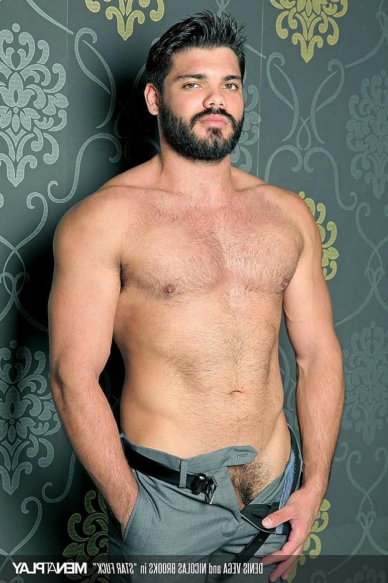 20P Handsome bottom Nicolas Brooks sits on Denis Vega's dick & rides it well