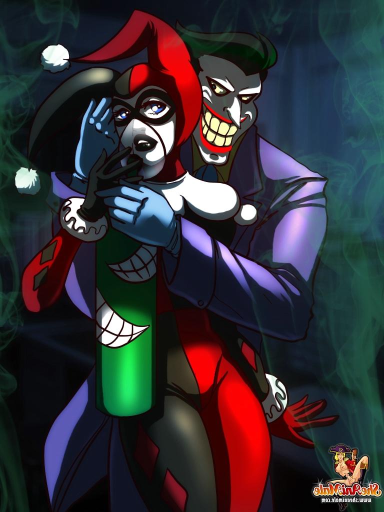 12P La transexuelle Harley Quinn utilise sa bite monstrueuse pour baiser le badass Joker dans le cul