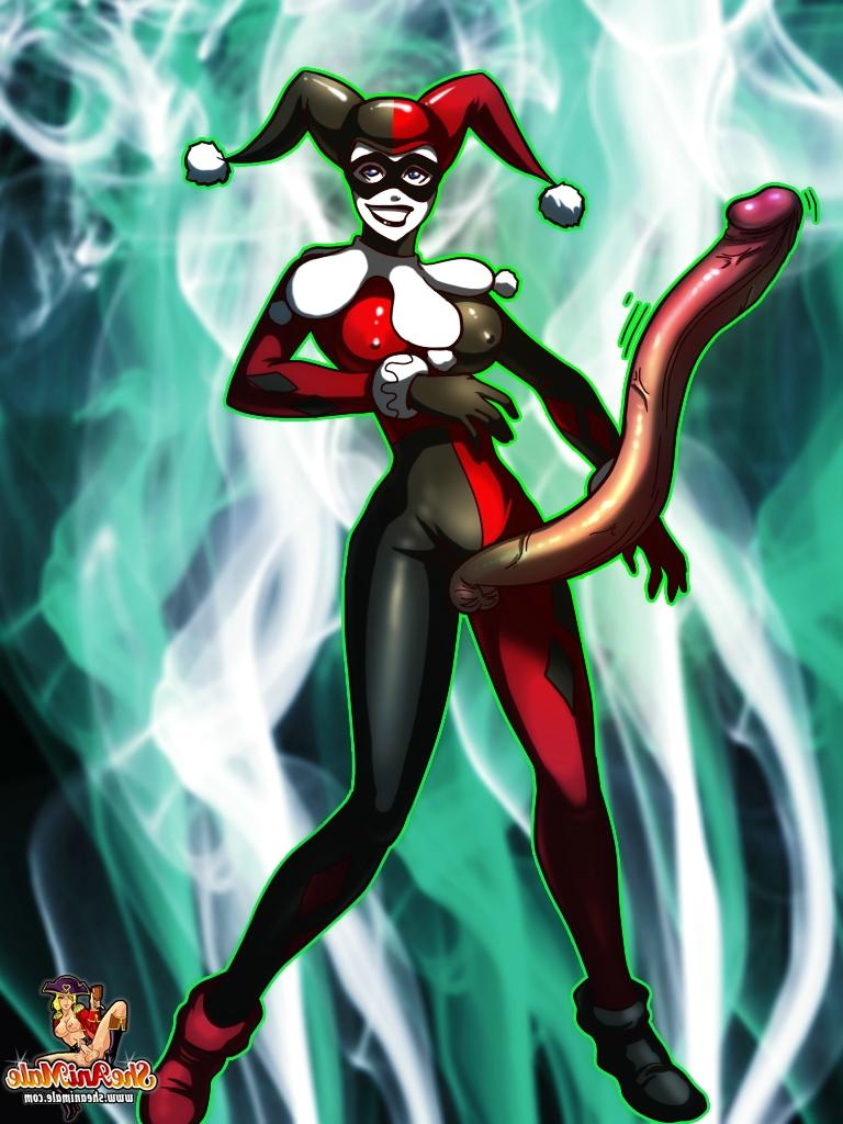 12P La transexuelle Harley Quinn utilise sa bite monstrueuse pour baiser le badass Joker dans le cul