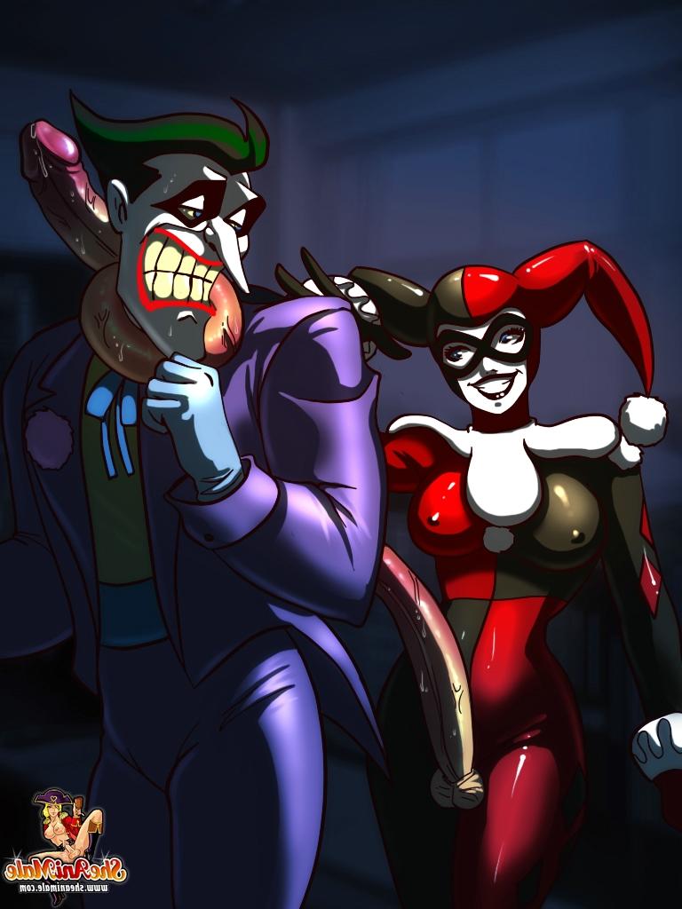 12P La transexuelle Harley Quinn utilise sa bite monstrueuse pour baiser le badass Joker dans le cul
