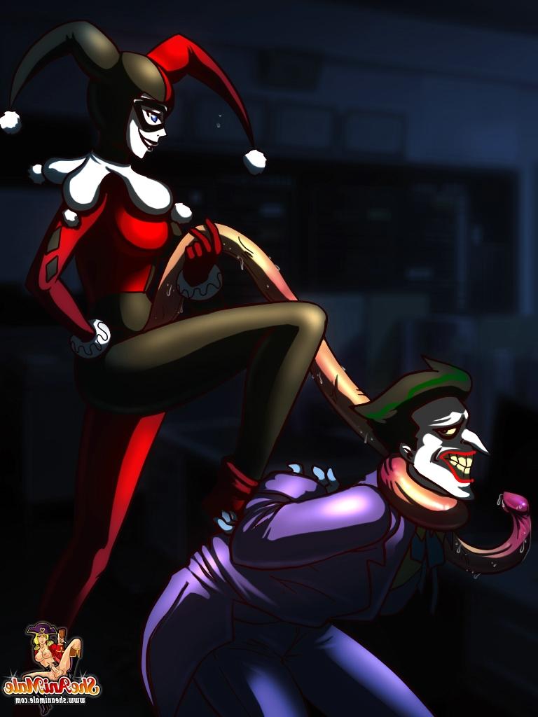 12P La transexuelle Harley Quinn utilise sa bite monstrueuse pour baiser le badass Joker dans le cul