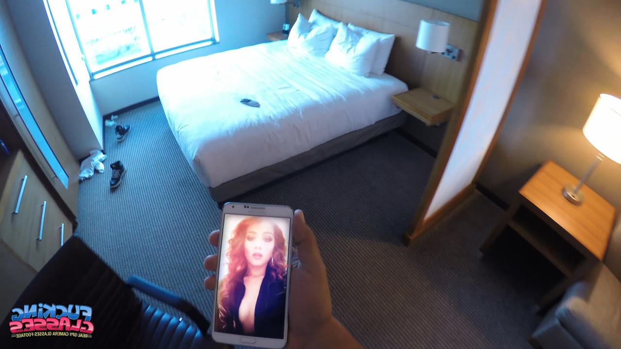 12P Young redhead Alice Green gets totally naked before POV sex