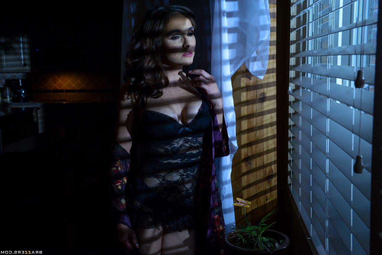 17P Naughty cougar Cytherea tries out a new sex toy and touches her hot tits