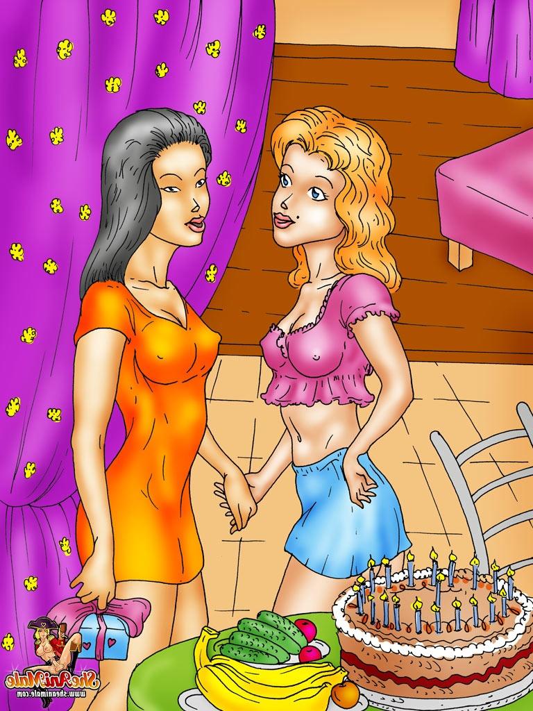 12P Trannies animados com bundas gostosas fodem e brincam com o cu um do outro
