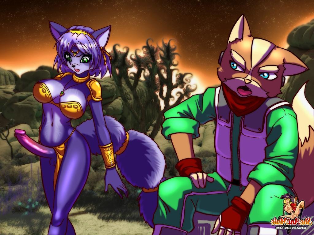 12P Monstro travesti roxo de anime é ferrado por uma raposa com tesão ao ar livre