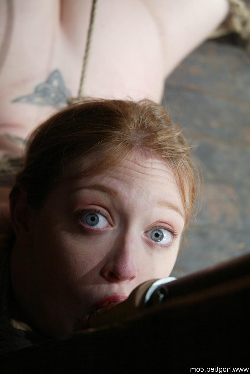20P Naked babe in bondage Dee Williams gets fucked with a dildo & a vibrator