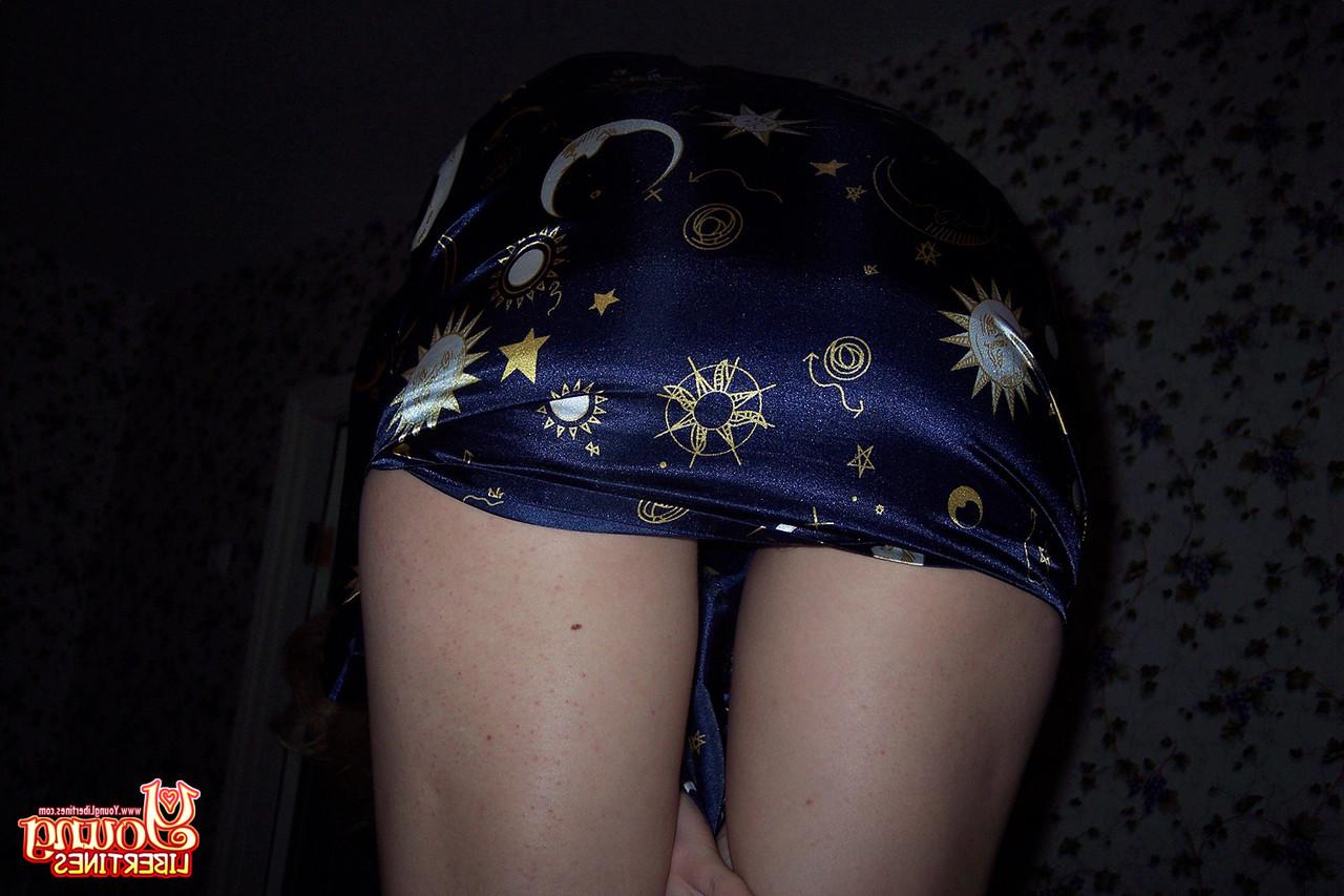 20P Amateur teen Simona drops her silky robe and gets fucked by her BF