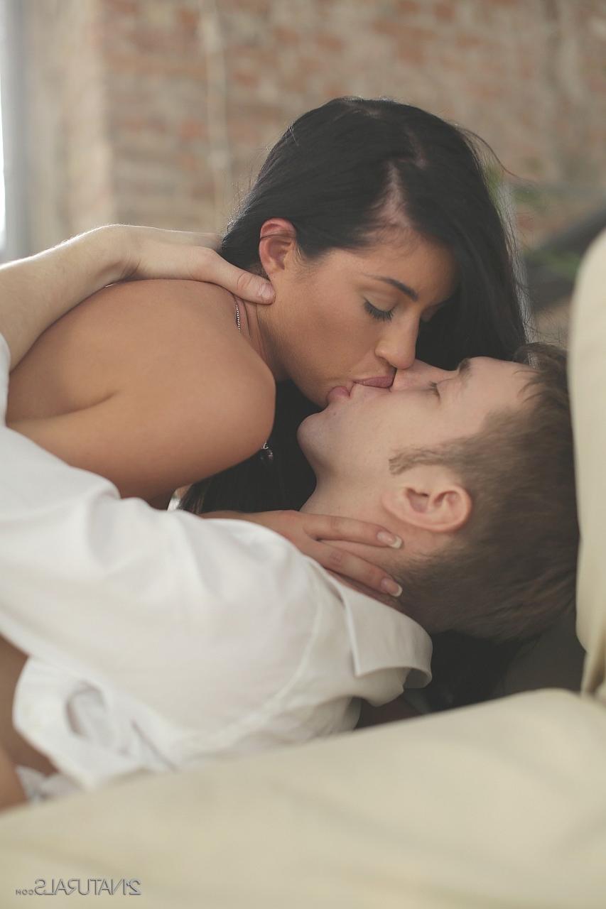 18P Delicious April Blue places her tight pussy on stiff cock and rides it