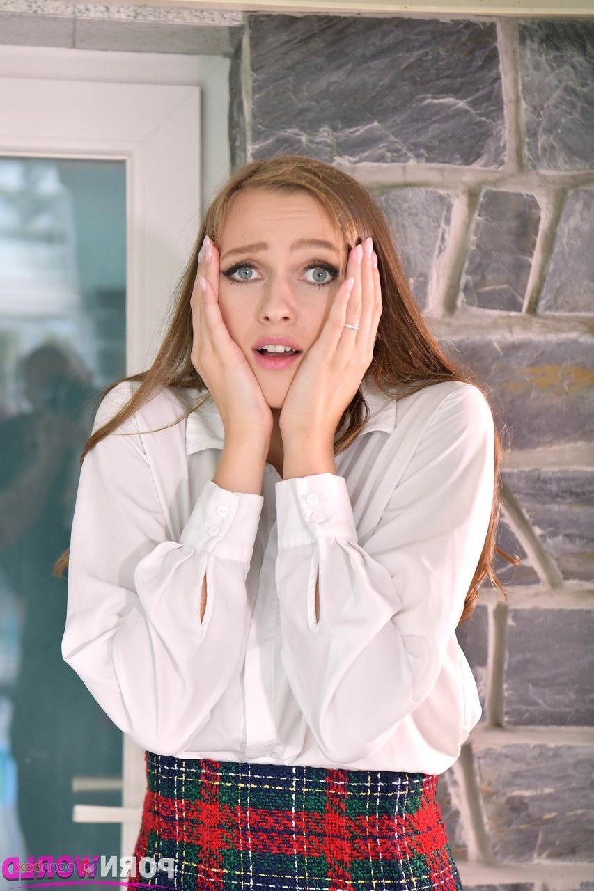 20P Horny redhead Stacy Cruz enjoys hardcore sex with a black handyman