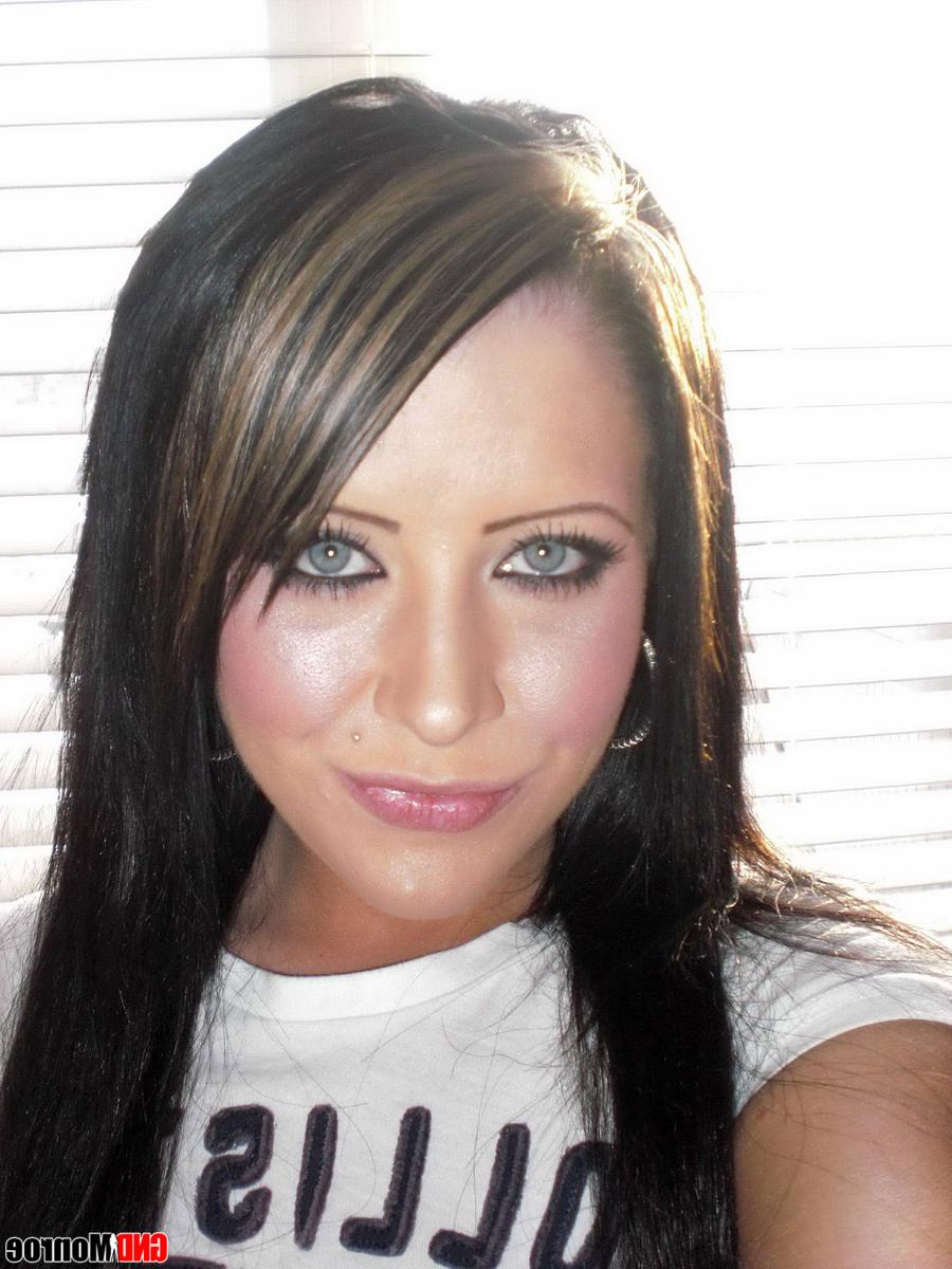 12P Girl next door type takes off her clothes during self shot action