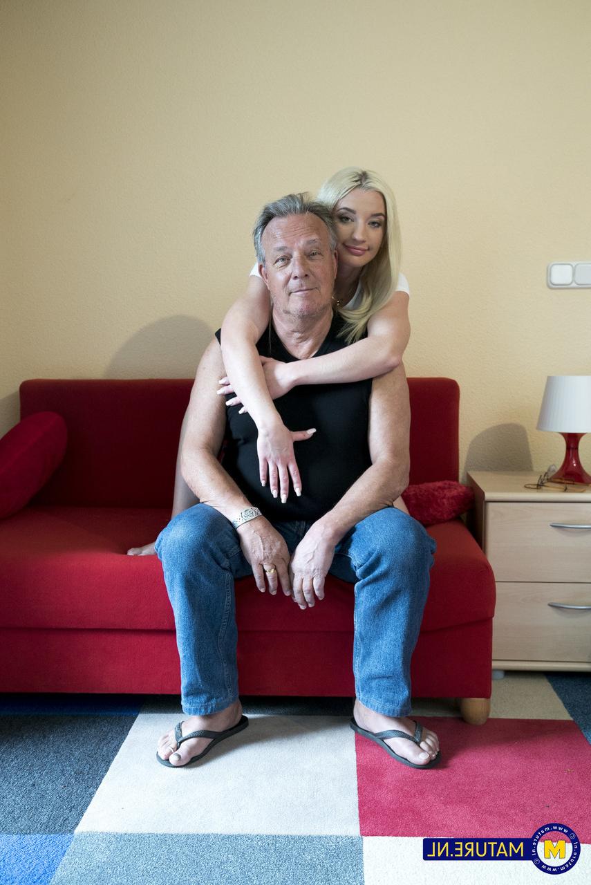 20P Young blonde Angela Vidal enjoys wild hardcore sex with a senior