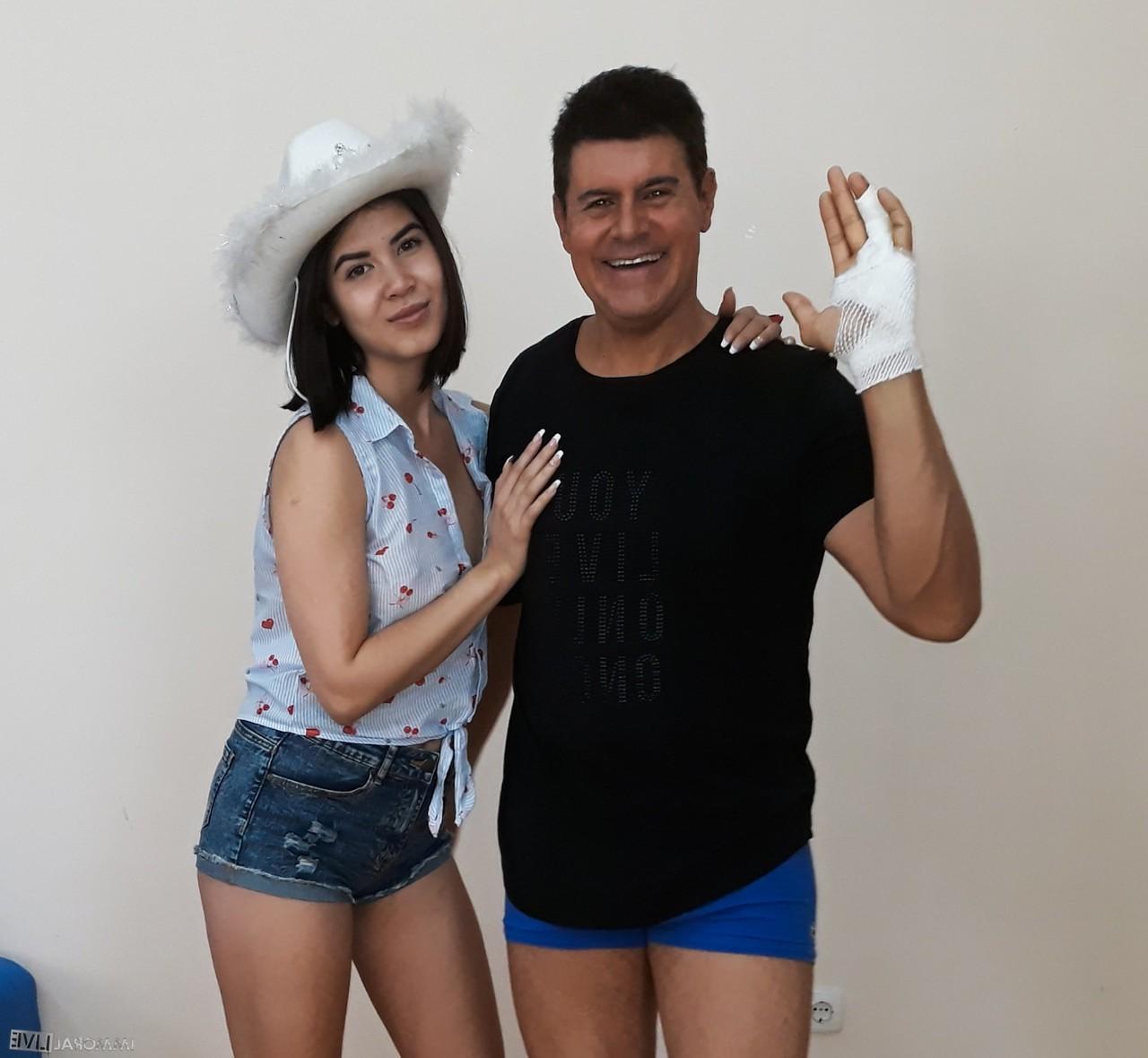 16P Petite Czech girl Lady Dee shows her tiny tits and her creamed booty