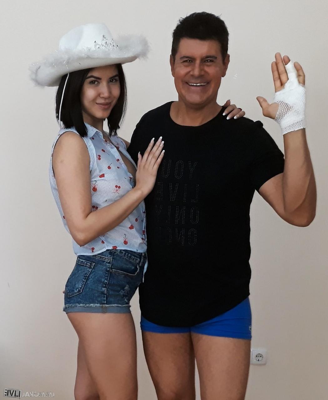 16P Petite Czech girl Lady Dee shows her tiny tits and her creamed booty